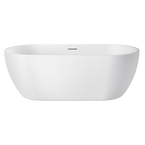 Oval Acrylic Freestanding Bath with overflow