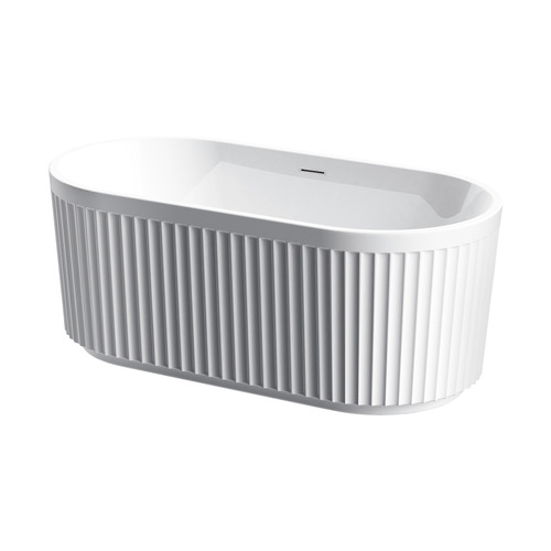 1500mm Oval Freestanding Bath with Overflow