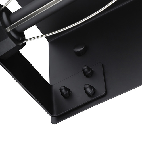 Minori Black Stainless Steel Toilet Roll Holder
