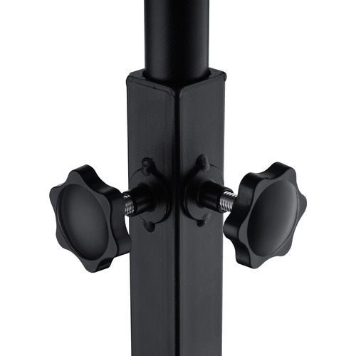 Anita Bamboo & Steel Adjustable Side Table
