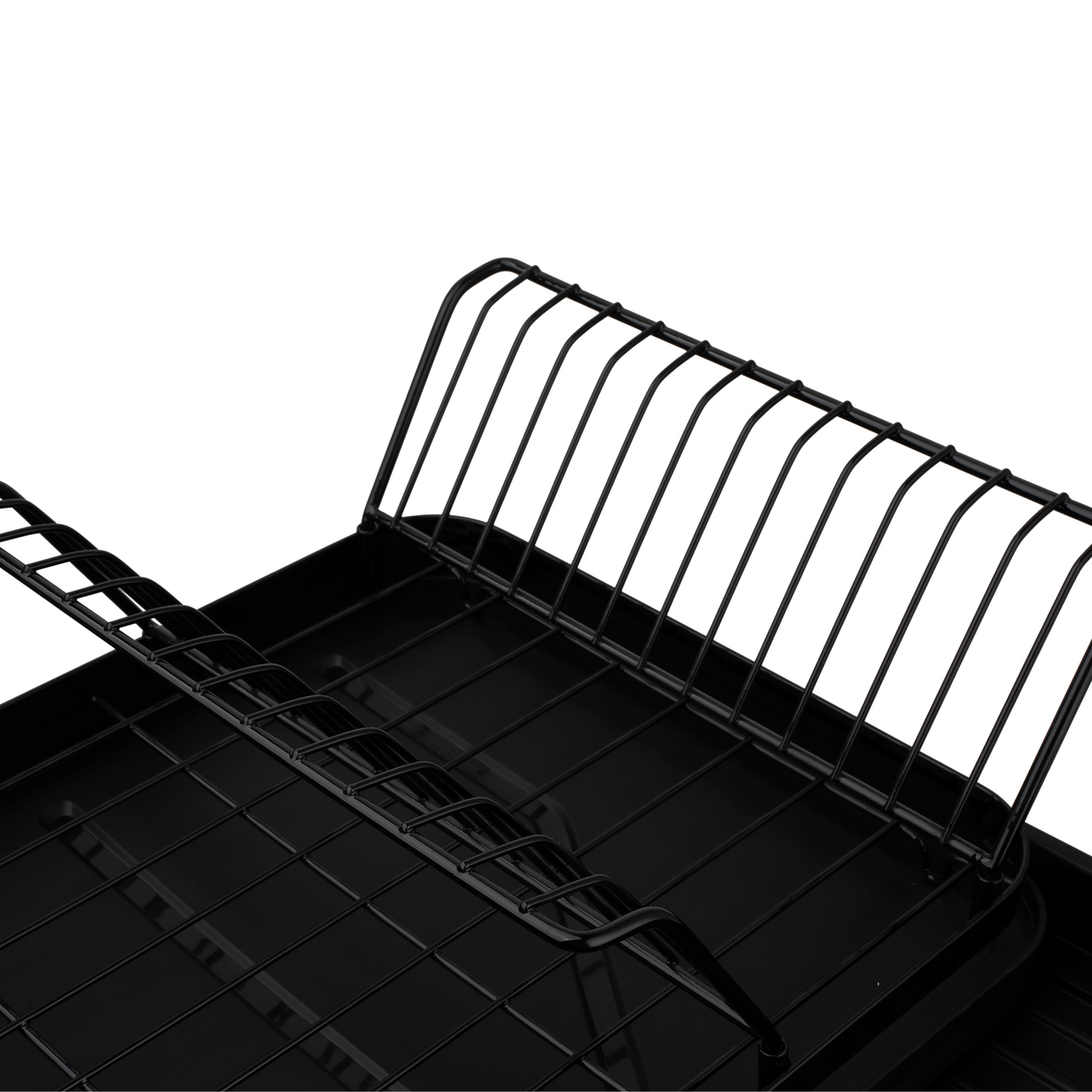 Black Grayson Steel Dish Drying Rack | Temple & Webster