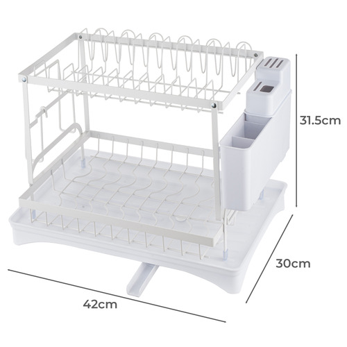 2 Tier Grayson Dish Drying Rack