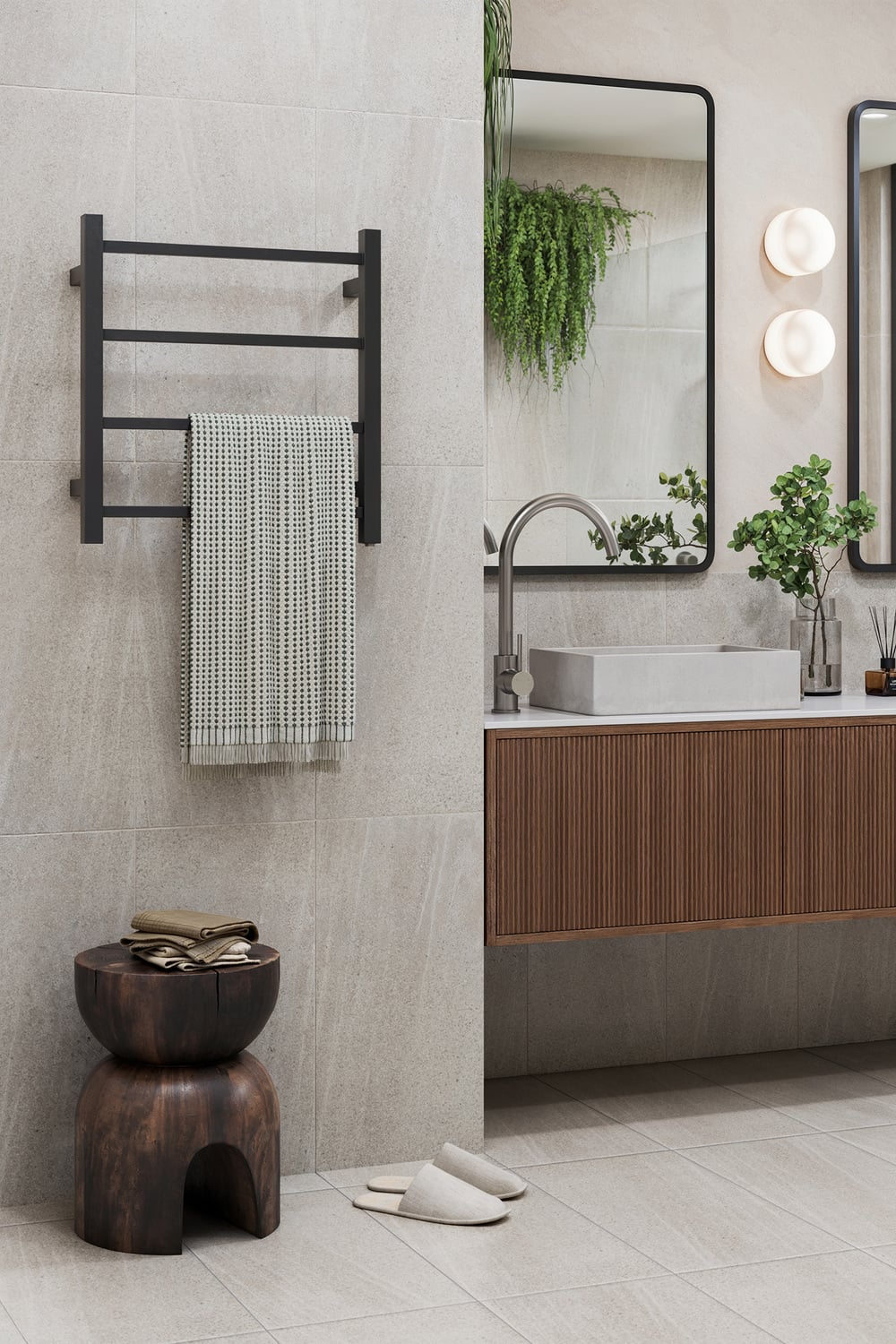 Ottimo-Square-500-x-520mm-Stainless-Steel-Heated-Towel-Rail