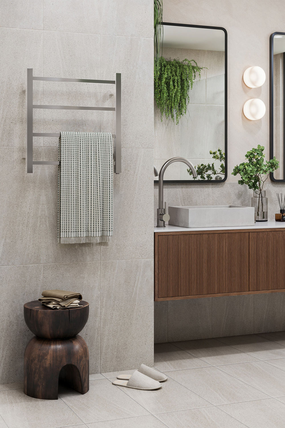 Ottimo-Square-500-x-520mm-Stainless-Steel-Heated-Towel-Rail