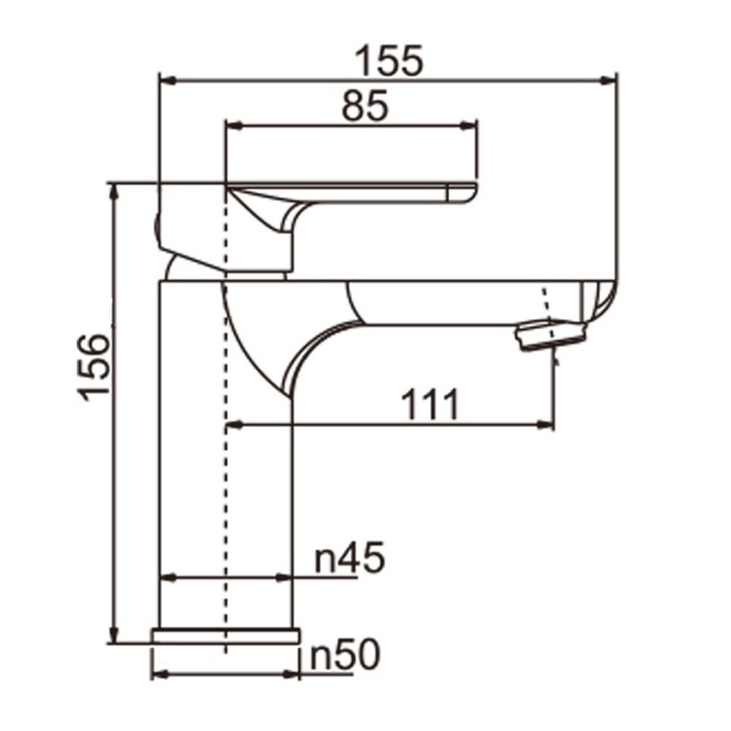 Brass Basin Mixer Tap