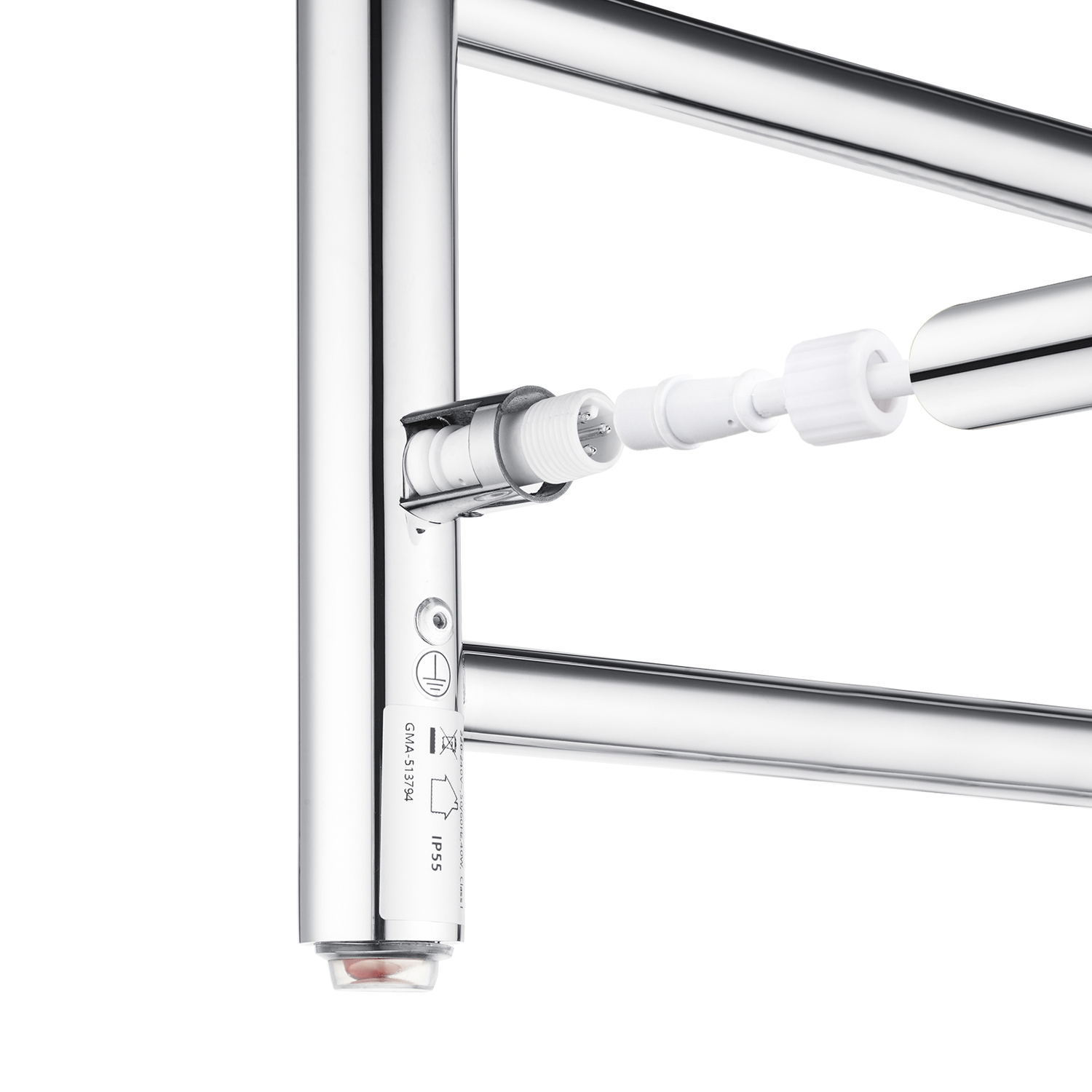 Reese 500 x 520mm 4 Bar Heated Towel Rail