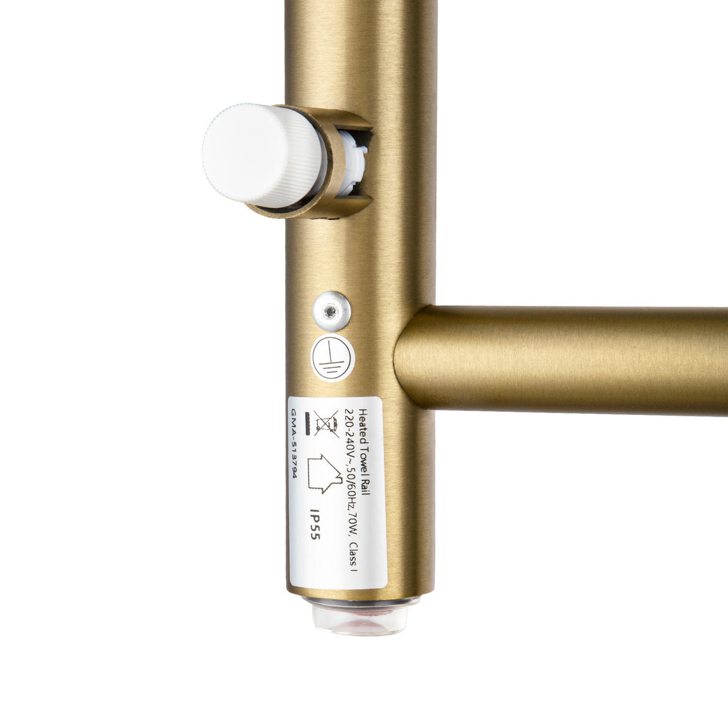 Reese 500 x 520mm 4 Bar Heated Towel Rail
