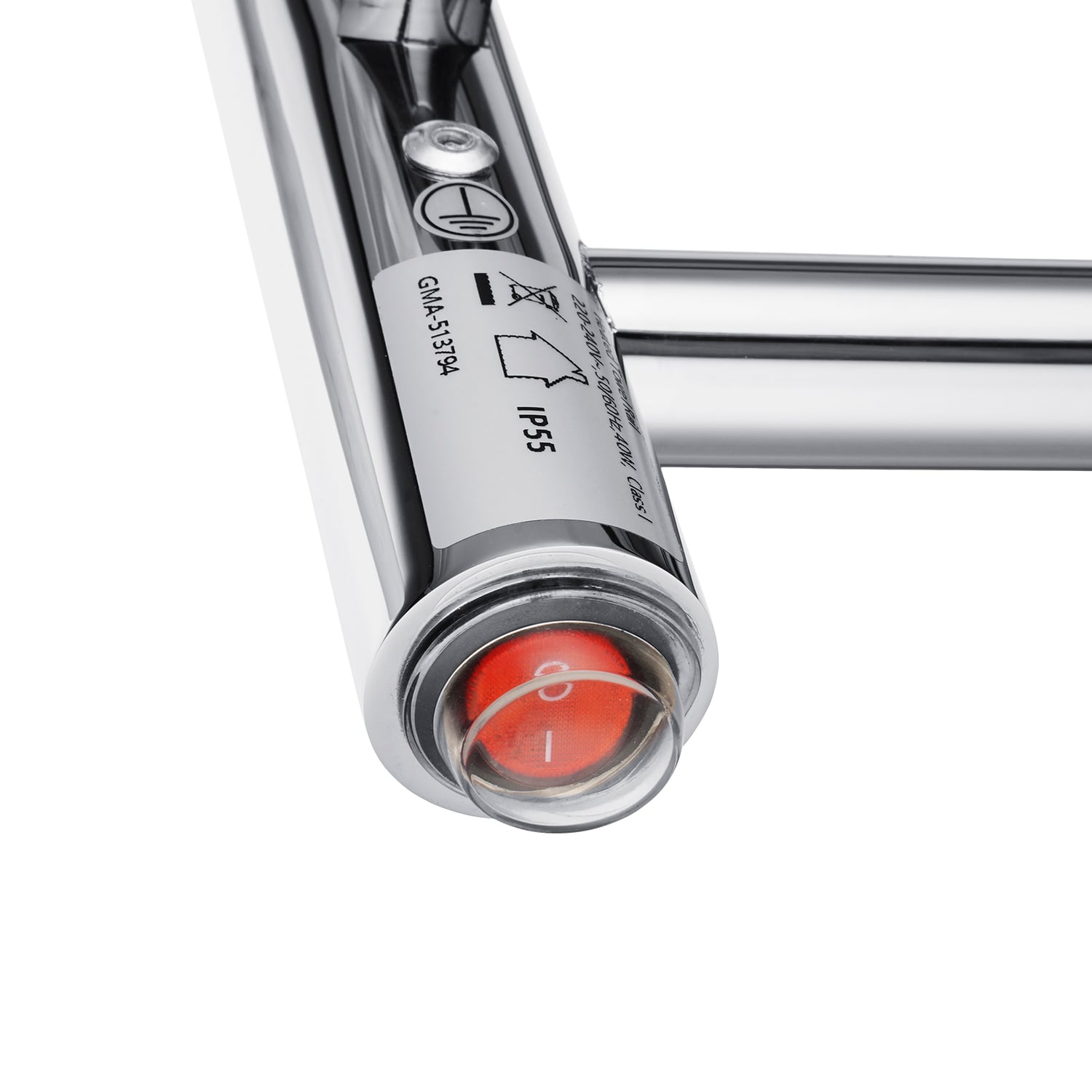 Reese 500 x 520mm 4 Bar Heated Towel Rail