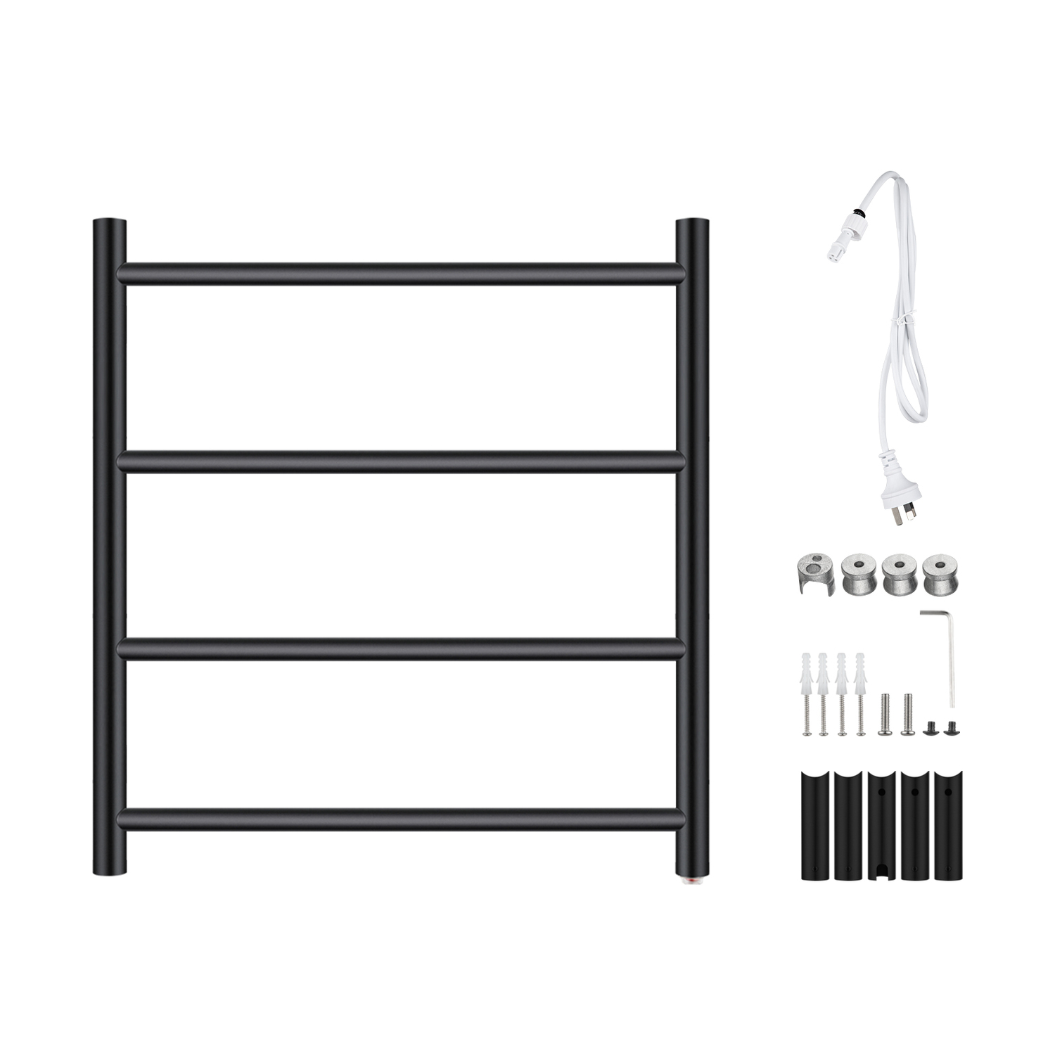 Reese 500 x 520mm 4 Bar Heated Towel Rail