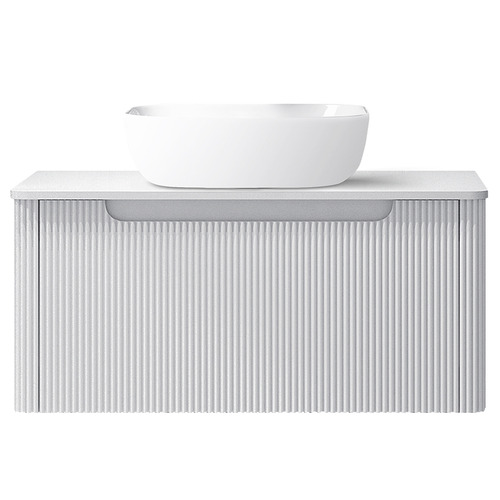Mallari 900mm Wall Hung Single Vanity with 465mm Ceramic Basin