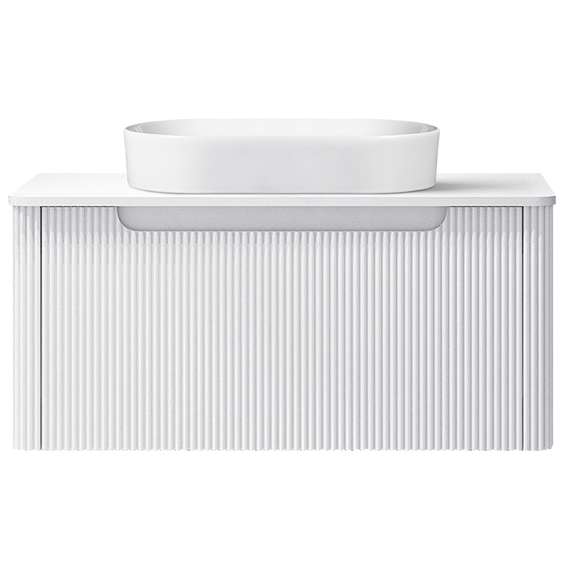 Mallari 900mm Wall Hung Single Vanity with 530mm Ceramic Basin