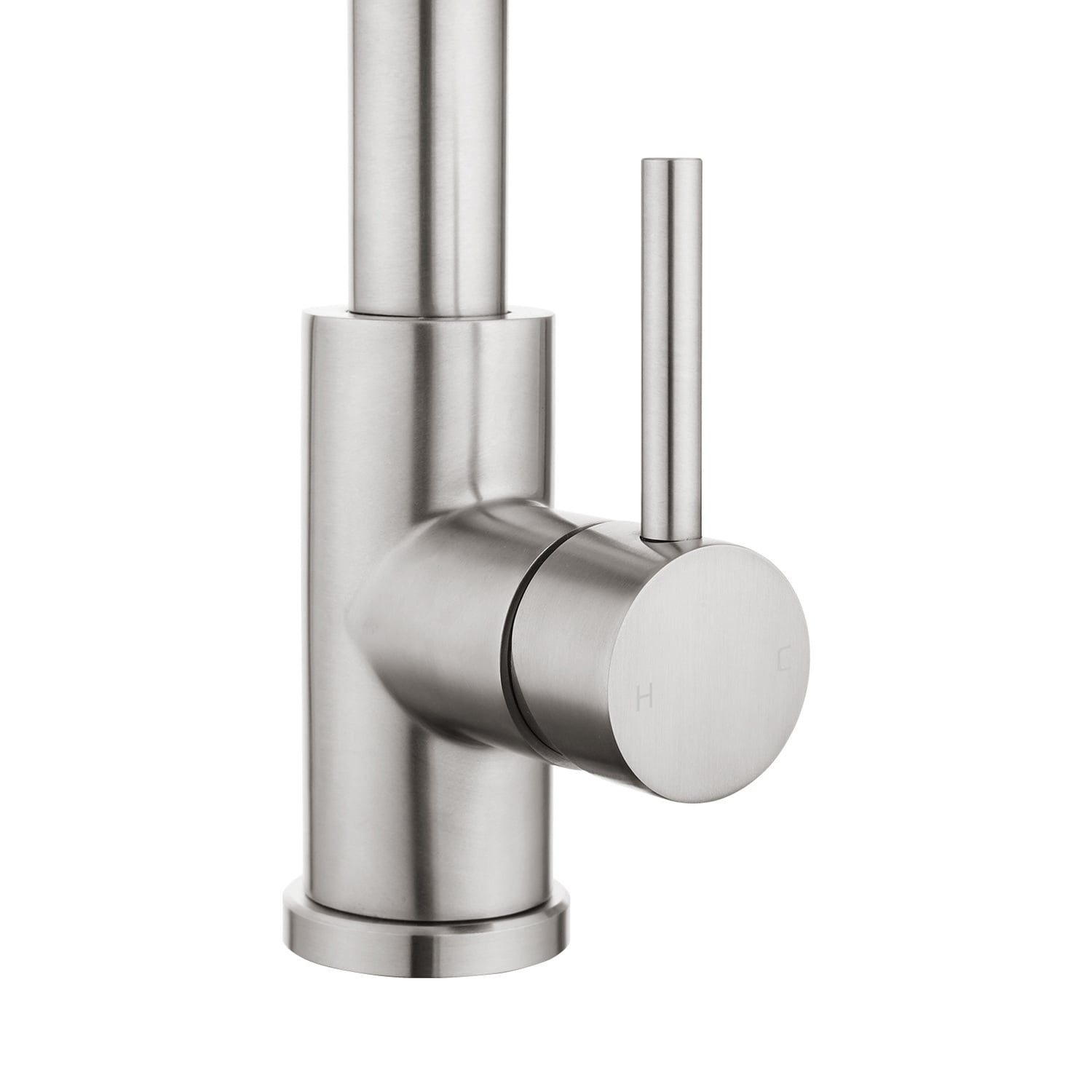 Rupert Chrome Gooseneck Pull-Out Kitchen Sink Mixer