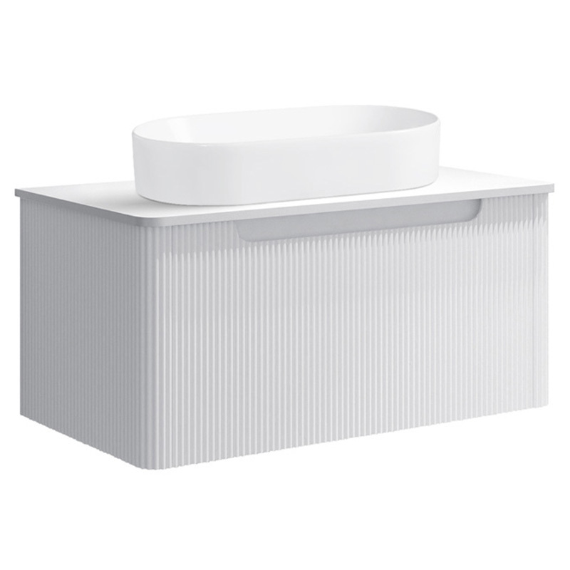 Mallari 900mm Wall Hung Single Vanity with 530mm Ceramic Basin