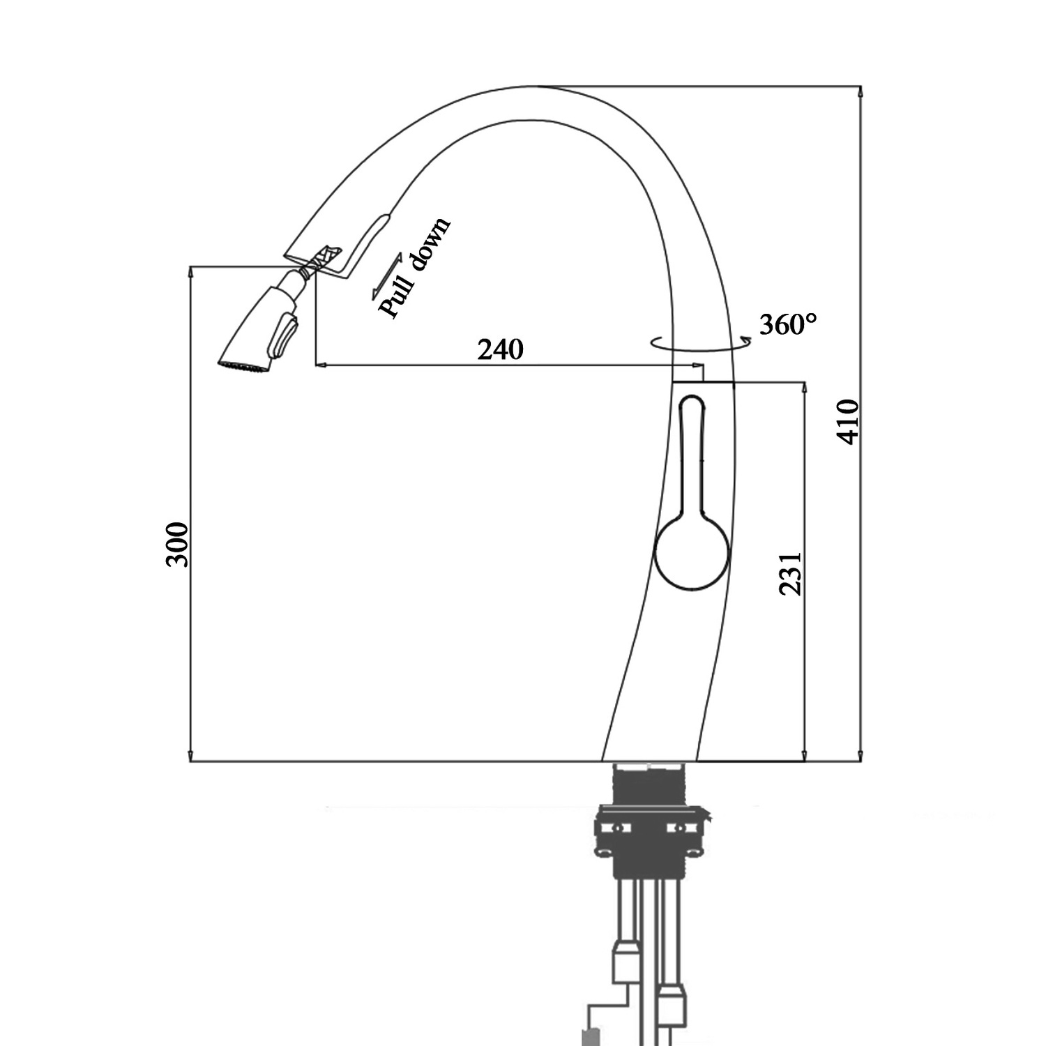 Griffin-Pull-Out-Kitchen-Sink-Mixer