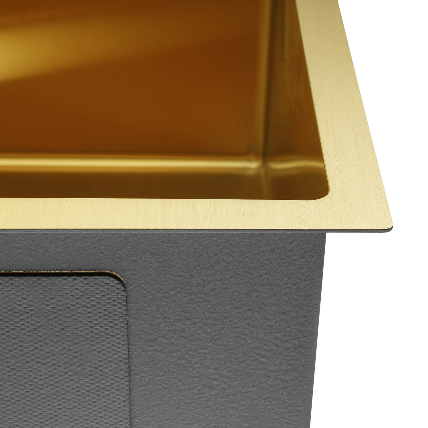 Nuvia 440mm Single Stainless Steel Kitchen Sink