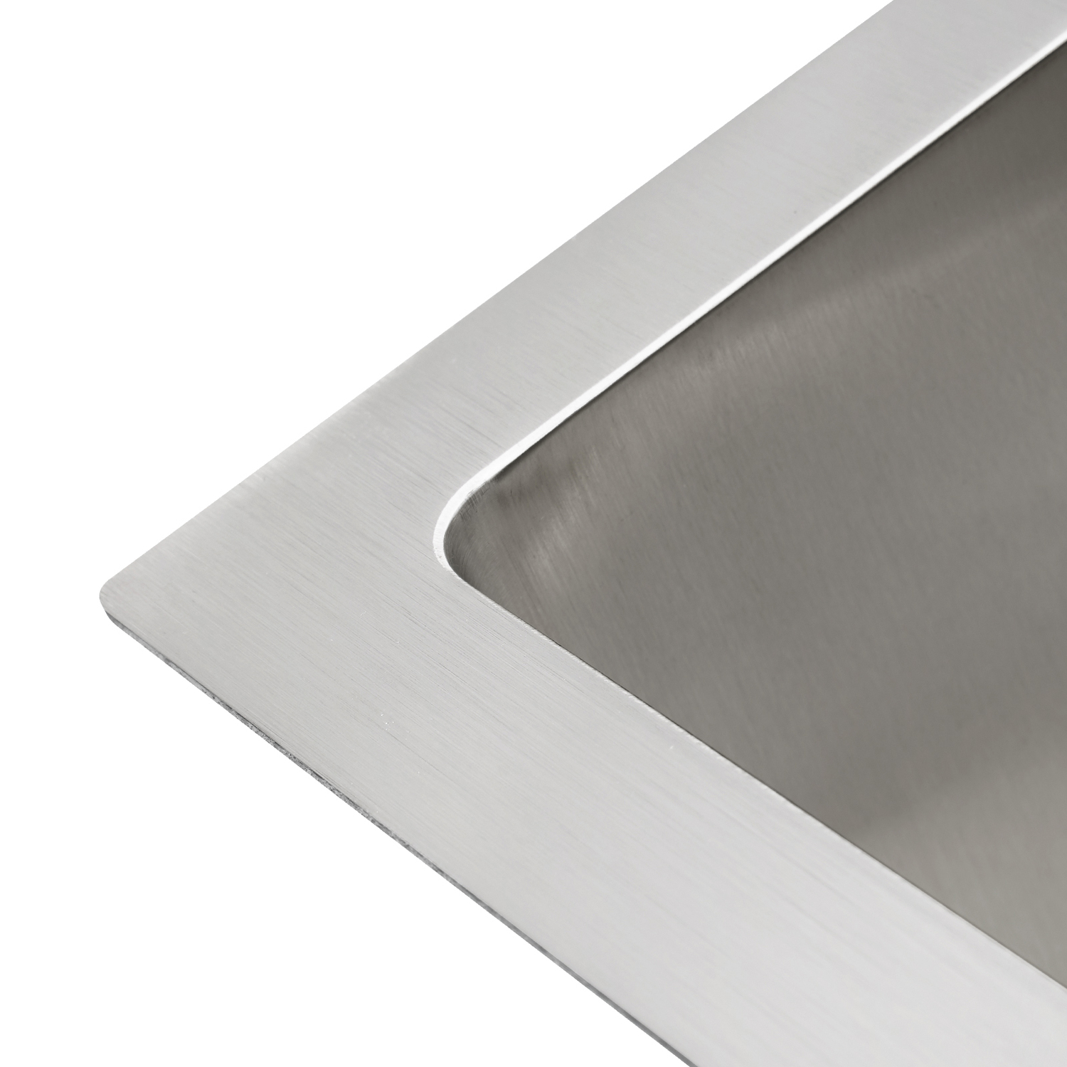 Nuvia 440mm Single Stainless Steel Kitchen Sink