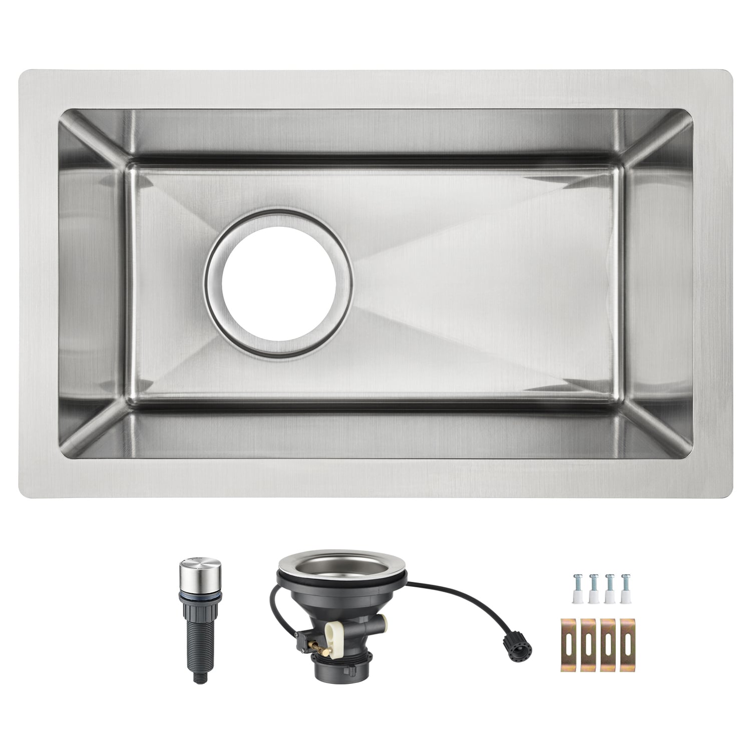 Makki 250mm Single Stainless Steel Kitchen Sink