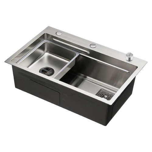 Azelea 680mm Double Stainless Steel Kitchen Sink