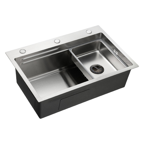 Azelea 680mm Double Stainless Steel Kitchen Sink