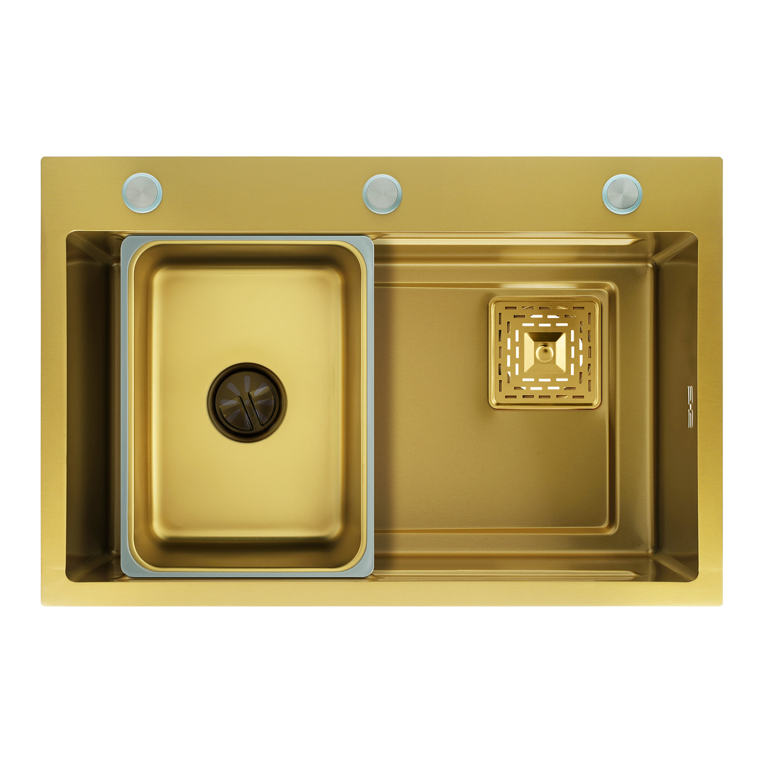 Azelea 680mm Double Stainless Steel Kitchen Sink