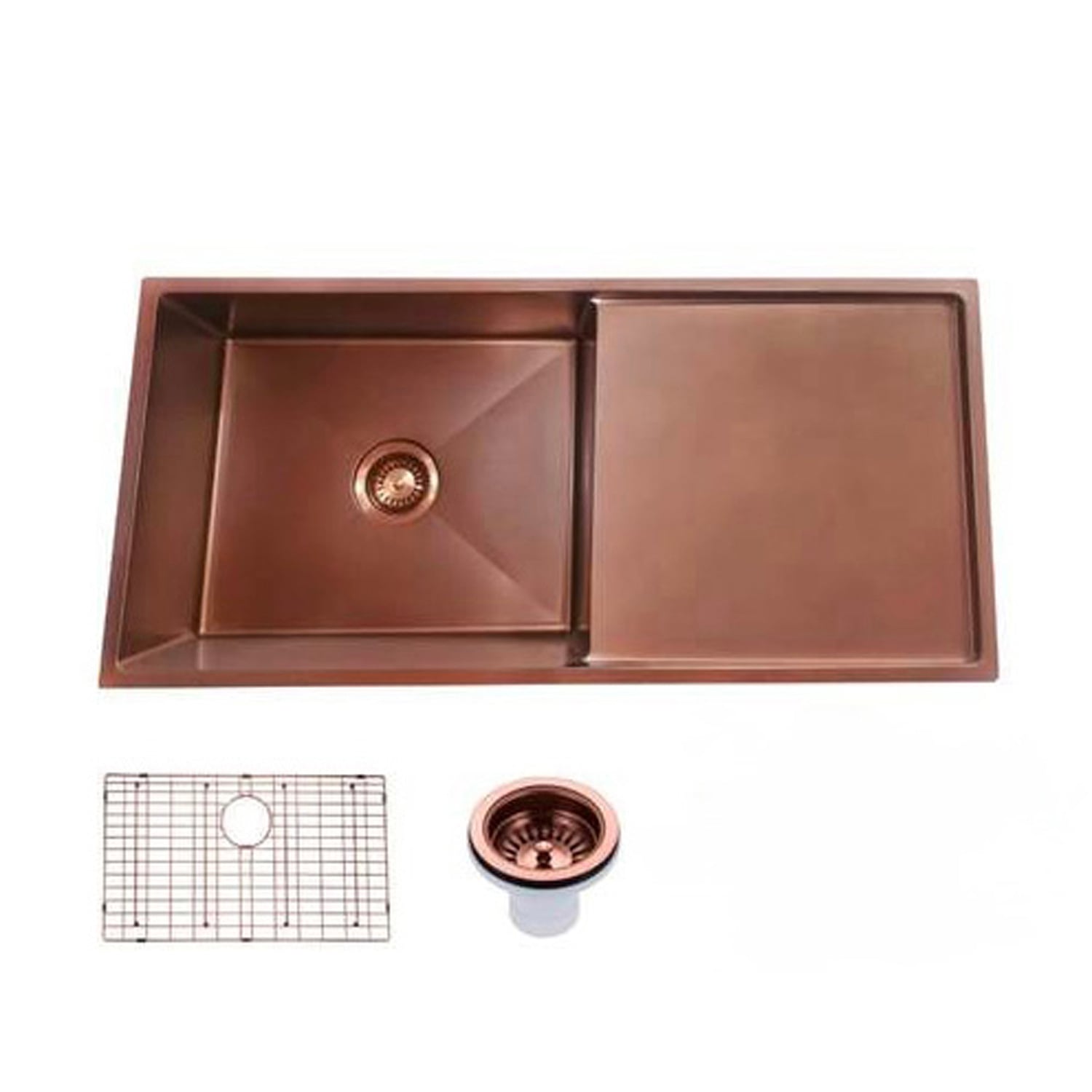 Deso-960mm-Single-Kitchen-Sink-with-Drainer