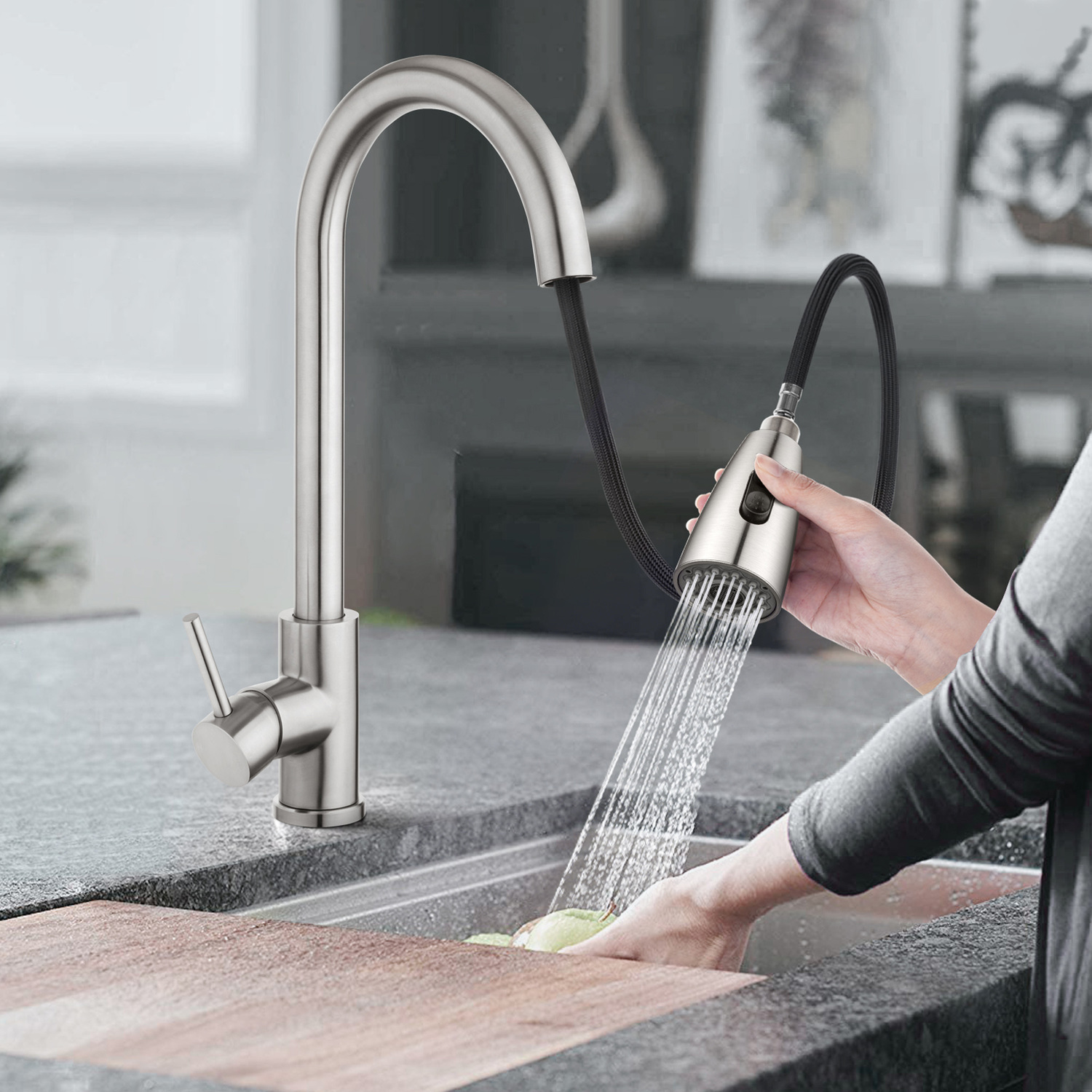 Rohan-Flared-Gooseneck-Pull-Out-Kitchen-Sink-Mixer