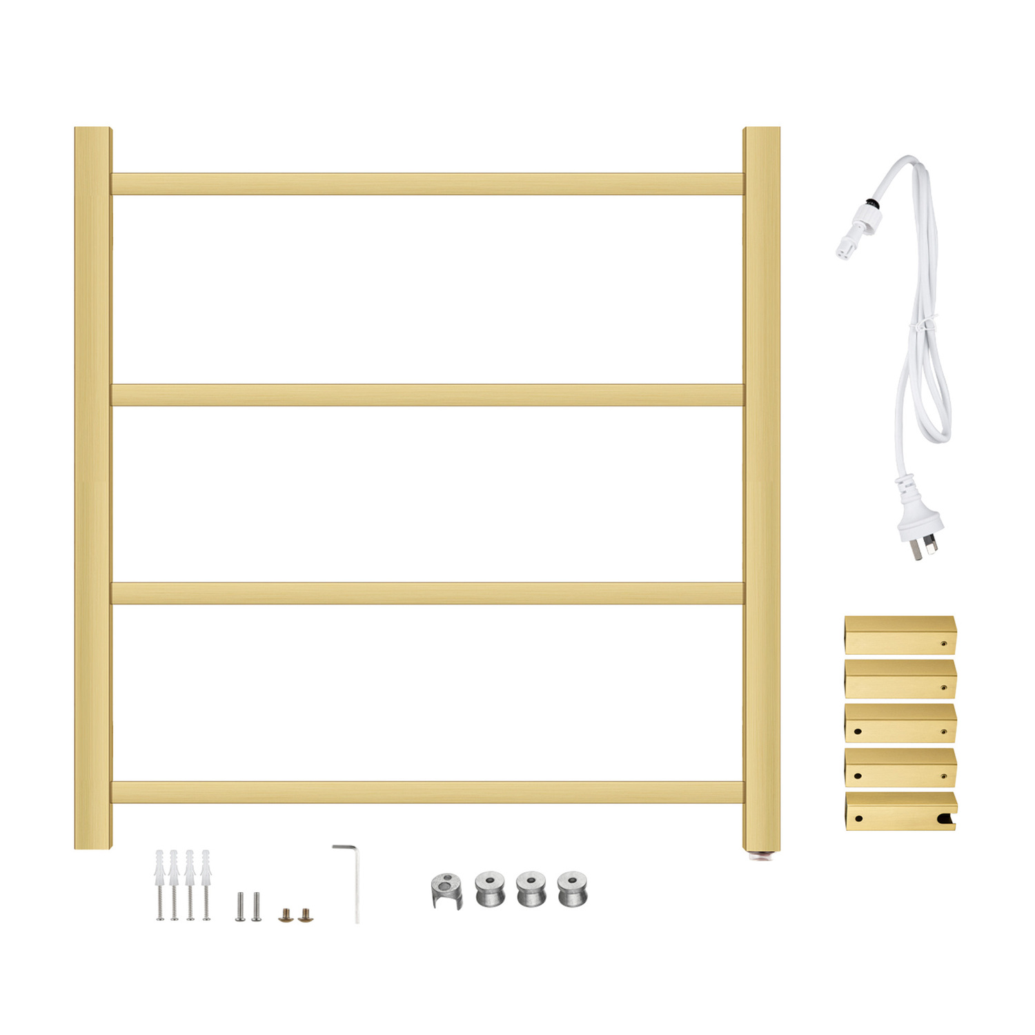Ottimo-Square-500-x-520mm-Stainless-Steel-Heated-Towel-Rail