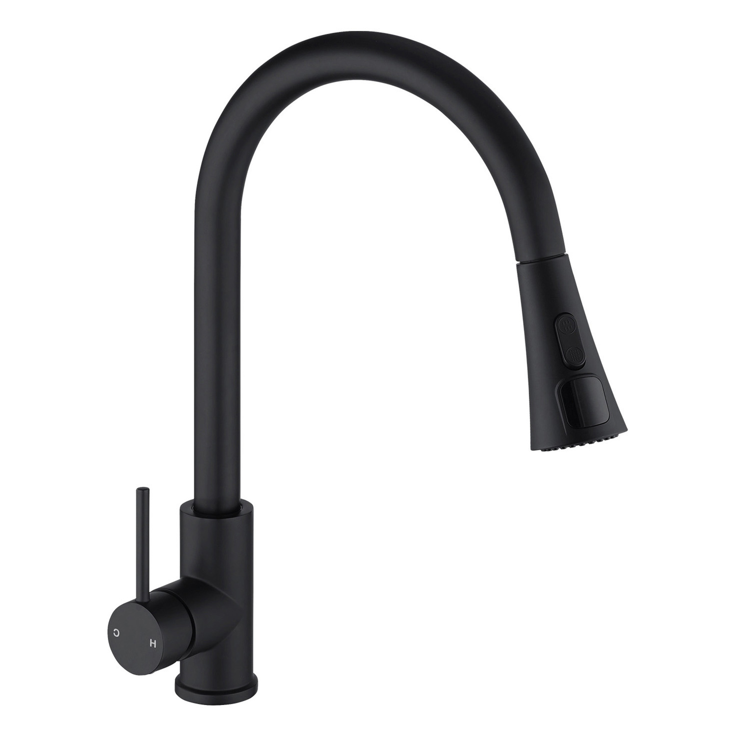 Cammie-Chrome-Gooseneck-Pull-Out-Kitchen-Sink-Mixer