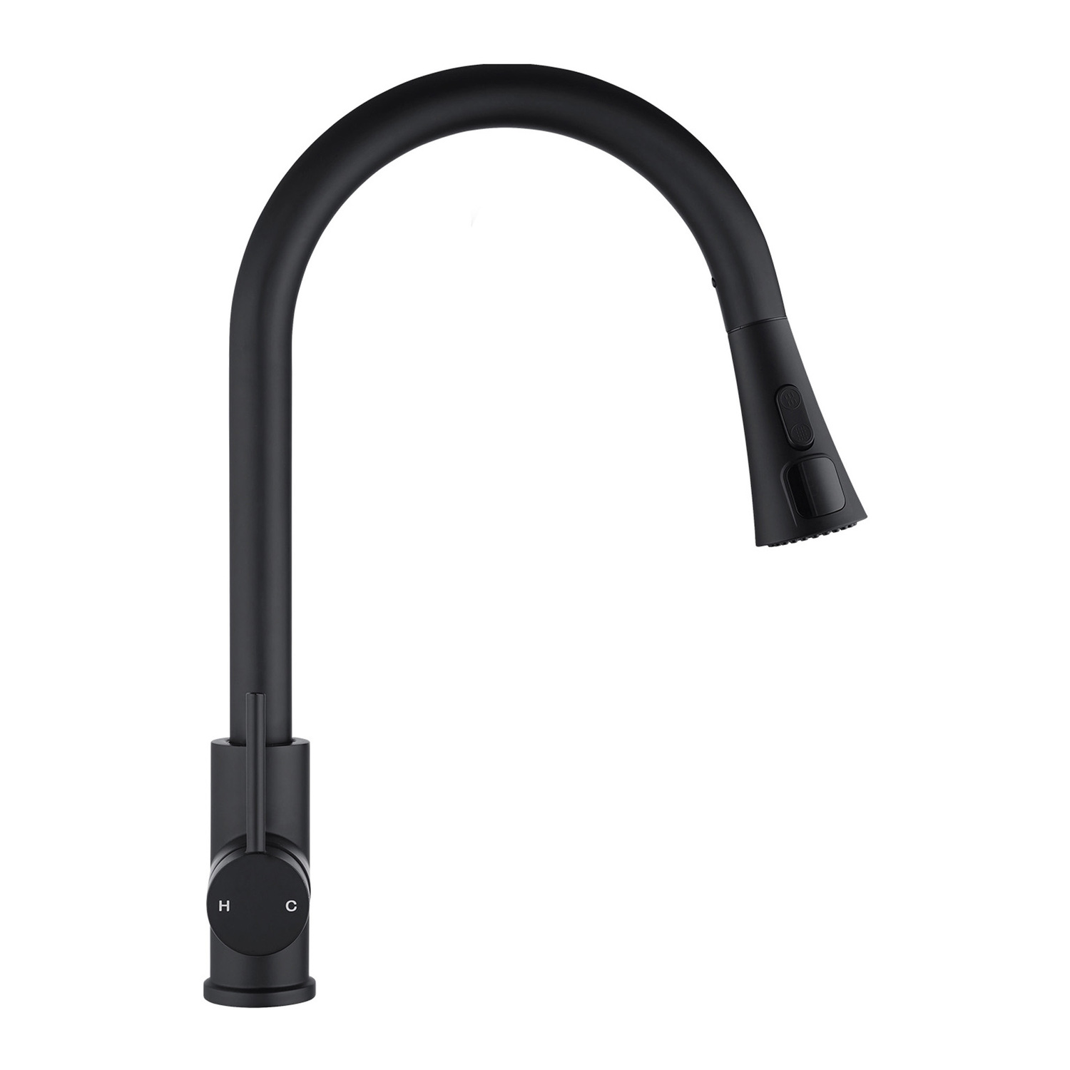 Cammie-Chrome-Gooseneck-Pull-Out-Kitchen-Sink-Mixer