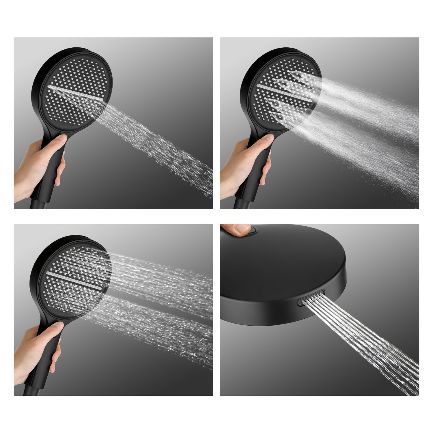 Waylay 150mm 3 Function Hand-Held Shower