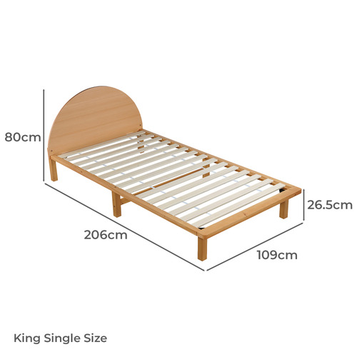 Maxine Pinewood Bed