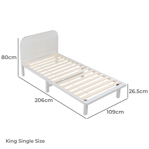 Akira Pinewood Bed