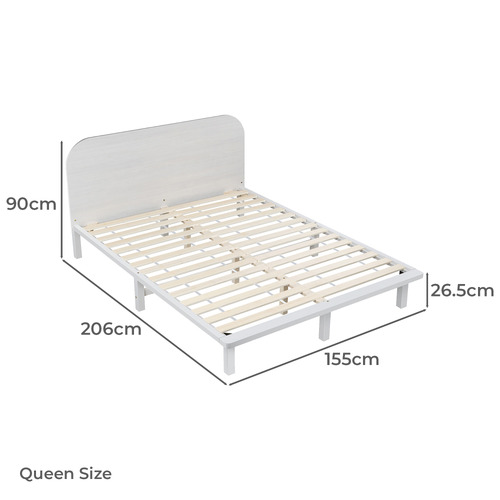 Akira Pinewood Bed