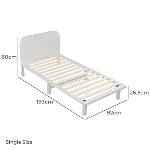 Akira Pinewood Bed