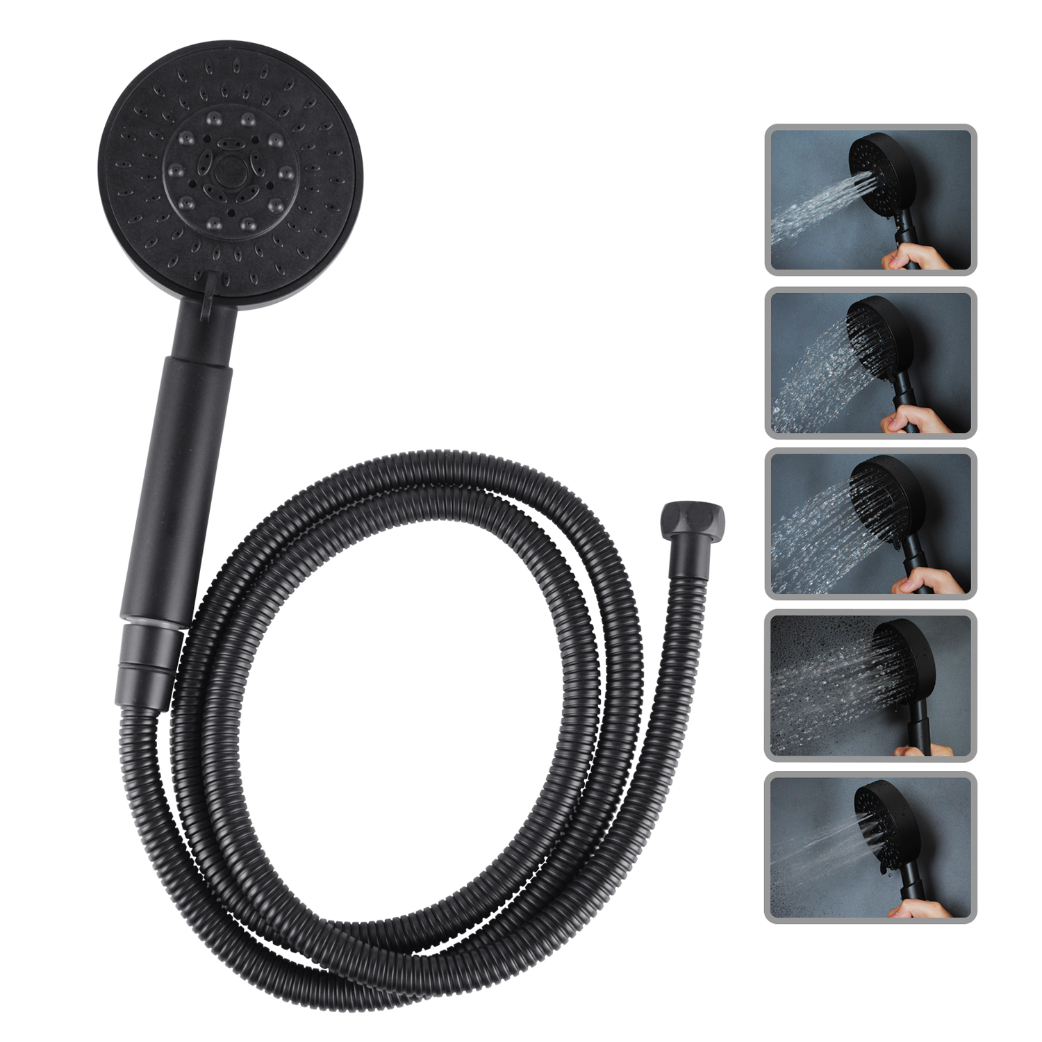 5-Function-Hand-held-Shower-Head-and-Hose