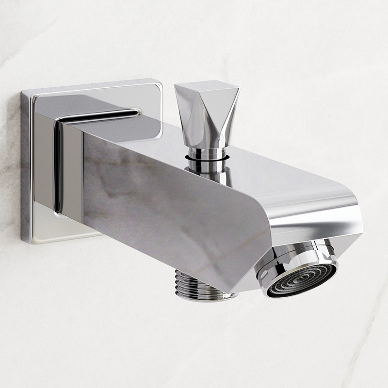 Osman Brass Bath Spout with Diverter