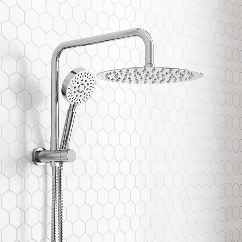 Mayon Stainless Steel Short Twin Shower