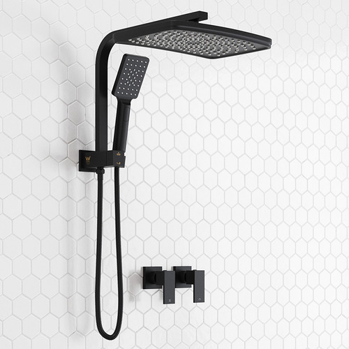 Willow Short Twin Shower Tap Set