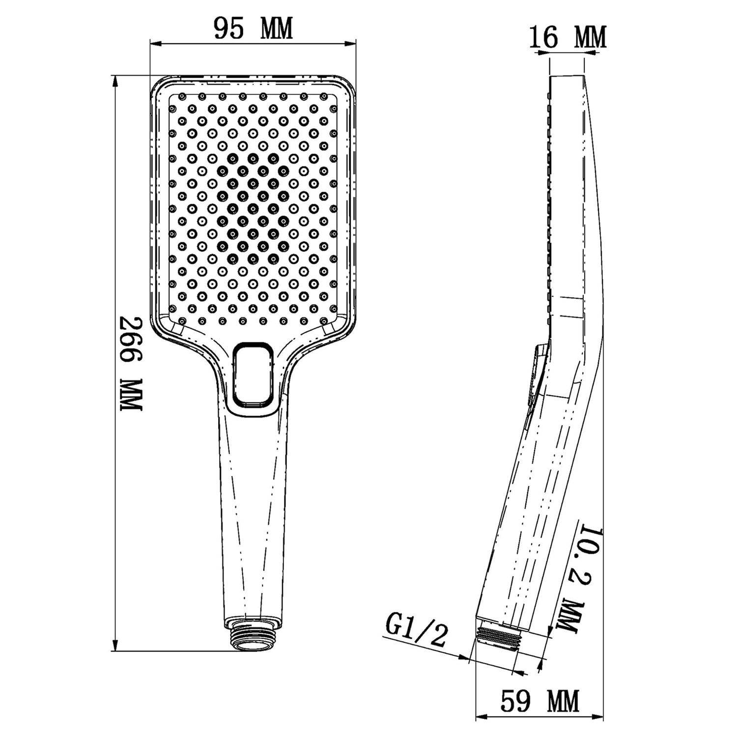 Berlin Hand-Held Shower Head