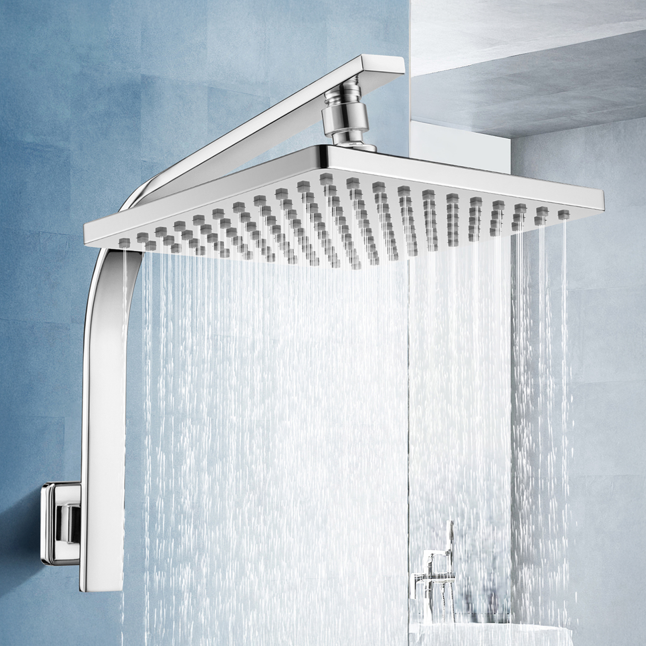 Arlo 340mm Gooseneck Shower Arm & Head