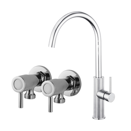 Millicent Chrome Kitchen/Laundry Essentials Package
