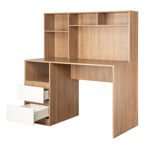 Tamara 2 Drawer Desk with Hutch