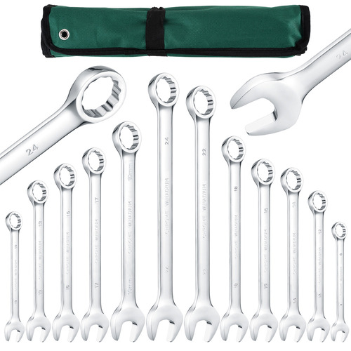 12 Piece Reigh Portable Dual-Purpose Combination Wrench Set