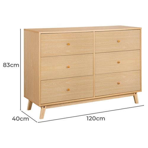 Davor 6 Drawer Chest
