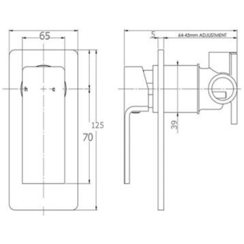Square Matte Black Shower Bathroom Basics Package