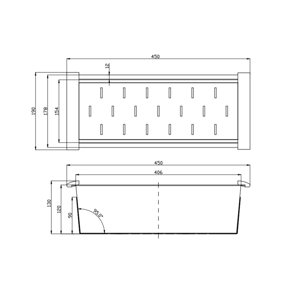 450mm Deso Kitchen Sink Colander