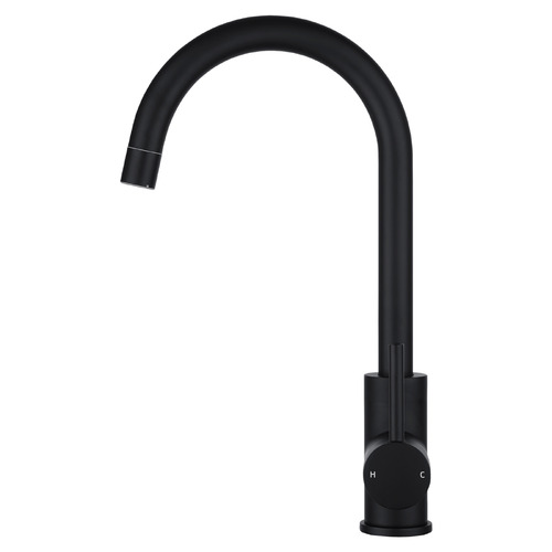 Stockton Gooseneck Swivel Kitchen Sink Mixer