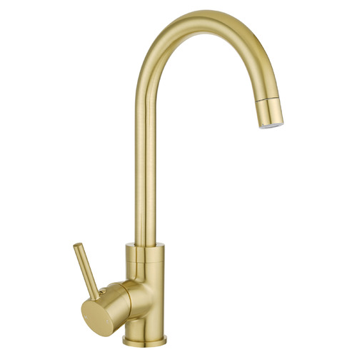 Stockton Gooseneck Swivel Kitchen Sink Mixer