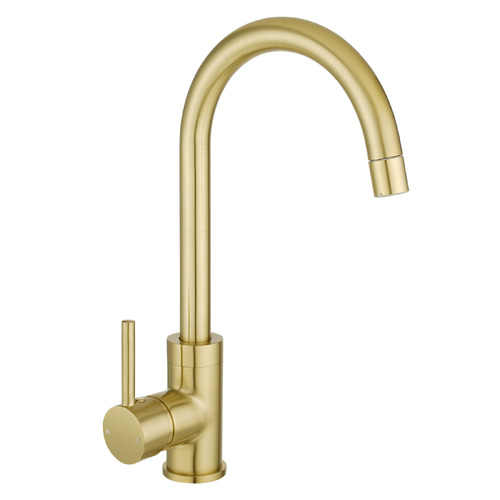 Stockton Gooseneck Swivel Kitchen Sink Mixer
