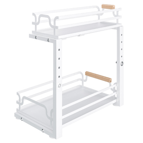 Denuvo 2 Tier Slide-Out Under Sink Organiser